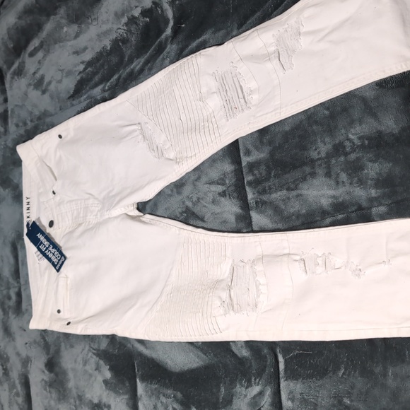 H&M White Skinny Jeans Men - Size: 32 - Picture 3 of 6